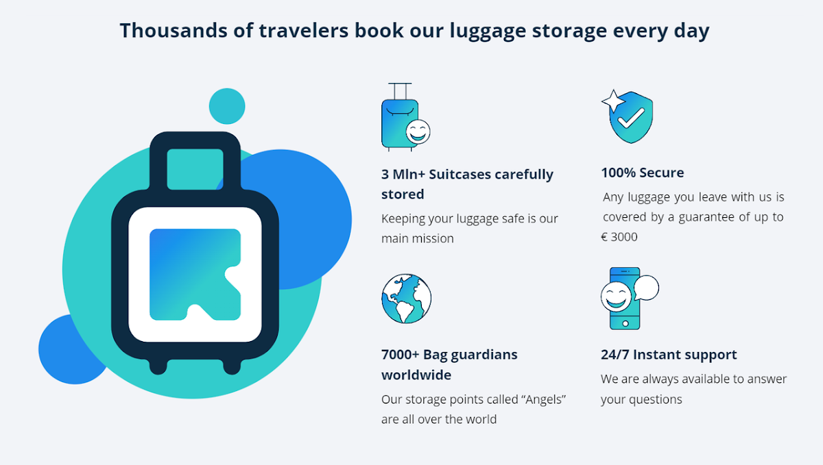Luggage Storage Los Corales Beach Bavaro - Radical Storage