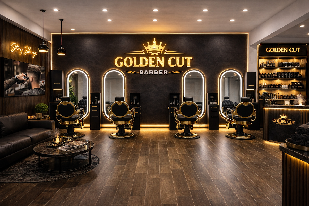 Golden cut barber